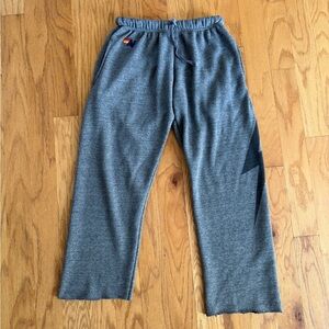 Aviator Nation Cropped Gray Sweatpants - Size M